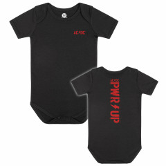 AC/DC Baby romper zwart - (PWR UP rood)