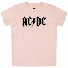 ACDC Baby t-shirt Roze - (Logo)