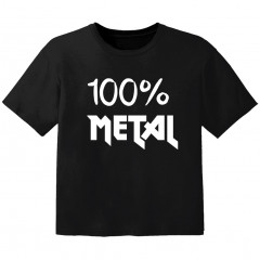 Metal baby t shirt 100% metal