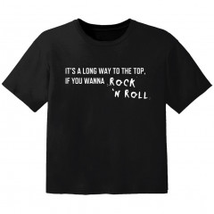 rock kinder t-shirt its a long way to the top if you wanna rock 'n' roll