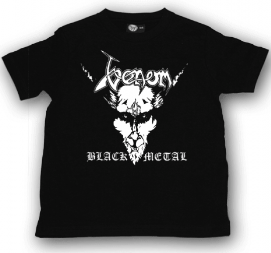 Venom kinder T-shirt Black Metal