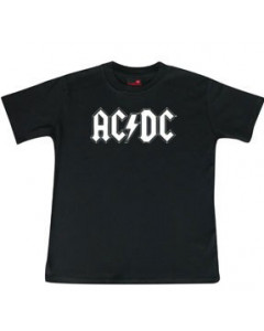 ACDC kinder T-Shirt Logo white – METAL kinder