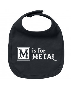 Metal Baby Slabbetje M is for Metal