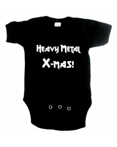 stoere baby romper Heavy Metal Christmas