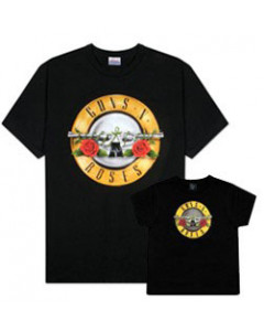 Set Guns 'n Roses papa t-shirt & kinder t-shirt