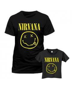 Duo Rockset Nirvana papa t-shirt & kinder t-shirt