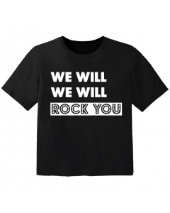 rock baby t-shirt we will we will rock you